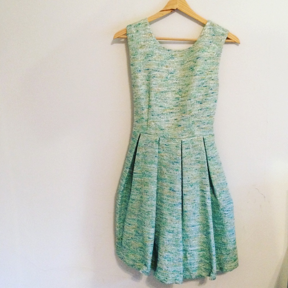 Shimmered Tweed Dress from Anthropologie