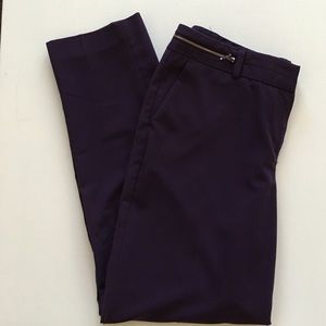 Larry Levine washable purple work trousers career