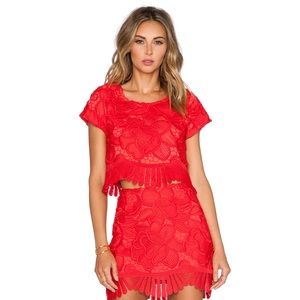 BUNDLE: Lovers + Friends Lace Top & Skirt