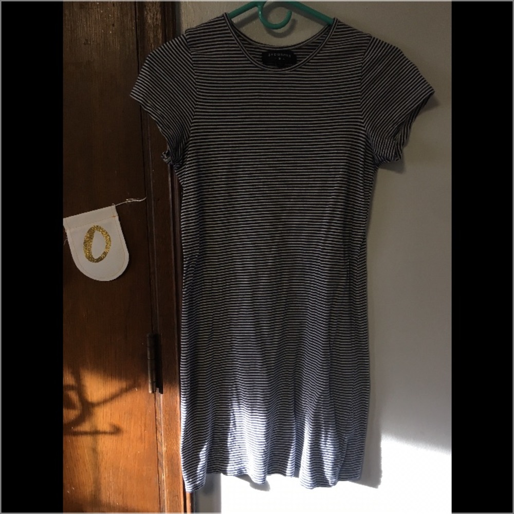 Striped Urban Outfitters T-Shirt Bodycon Dress