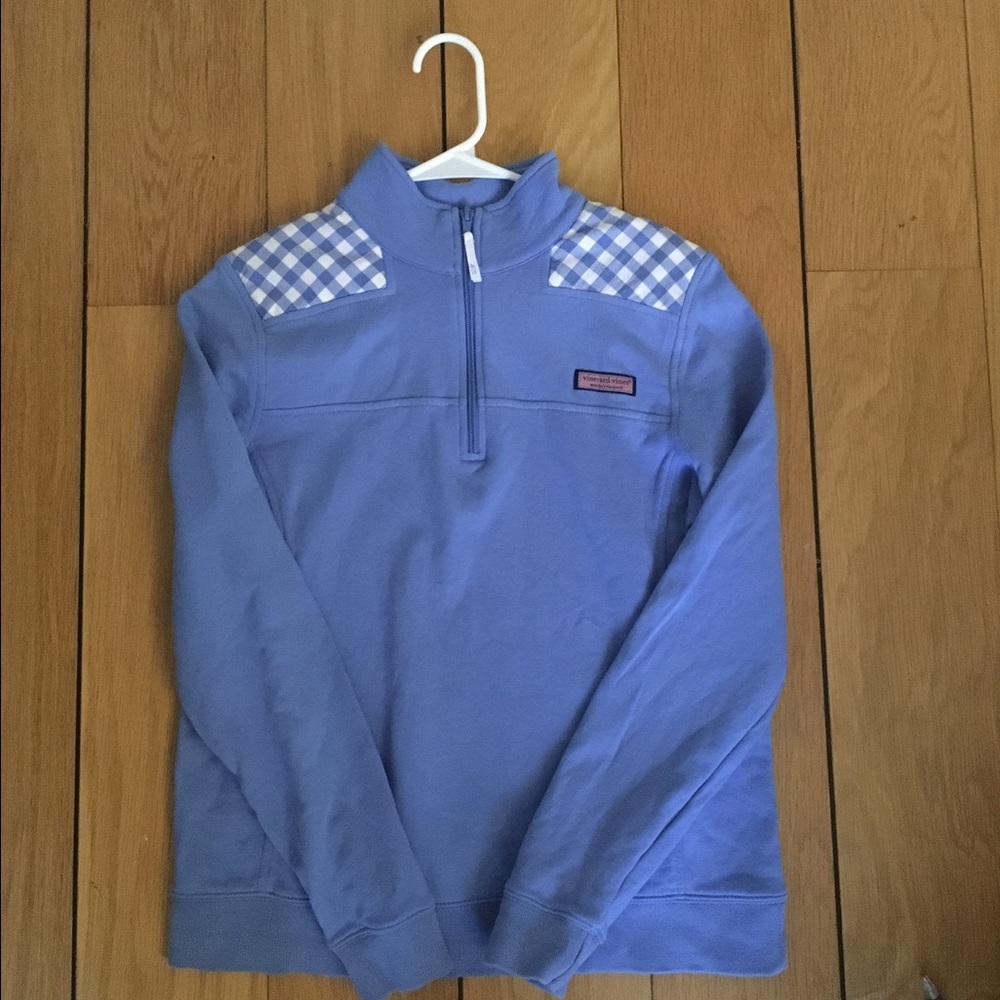 Vineyard Vines Plaid Shep Shirt/Quarter Zip