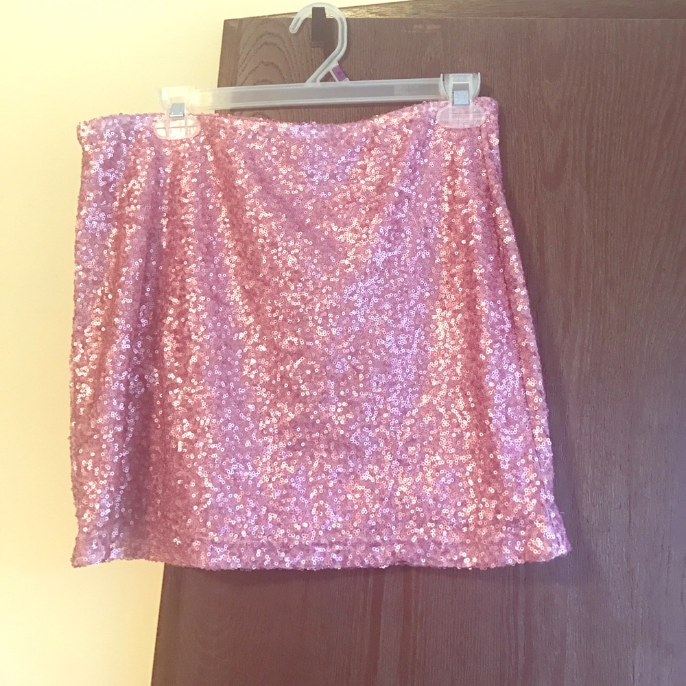 Sequin mini skirt