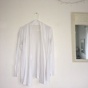 White cotton Cardigan
