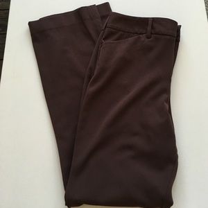 Nine West Jeans chocolate brown trouser pants 10