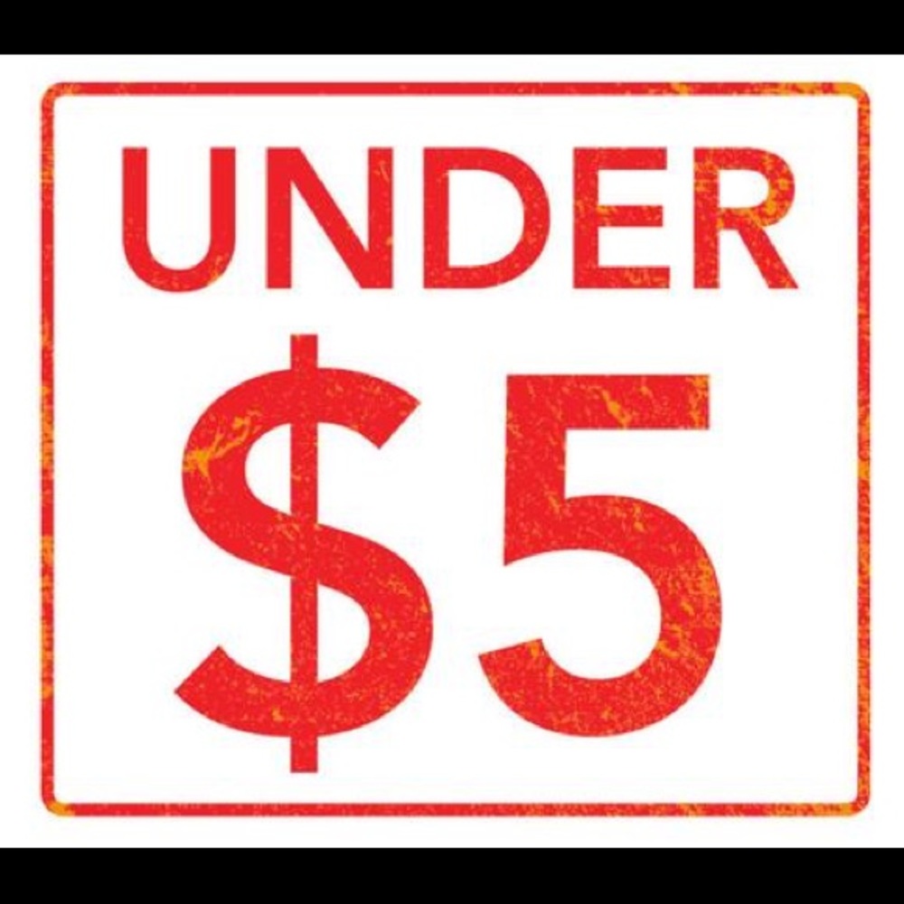 Under $5 sale!!!!
