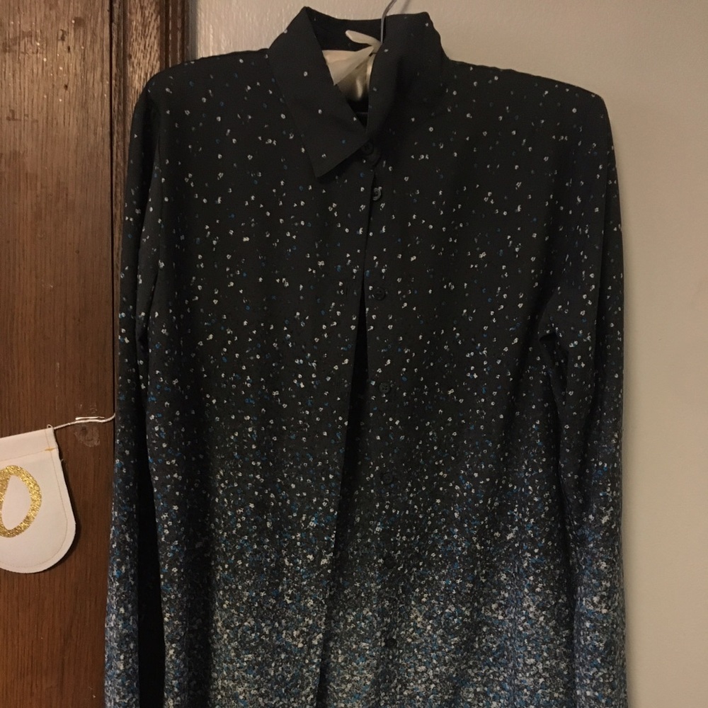 Banana Republic Floral Button Down