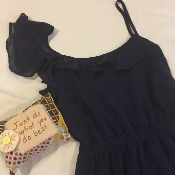 Delia's navy dress - Picture 3 of 4