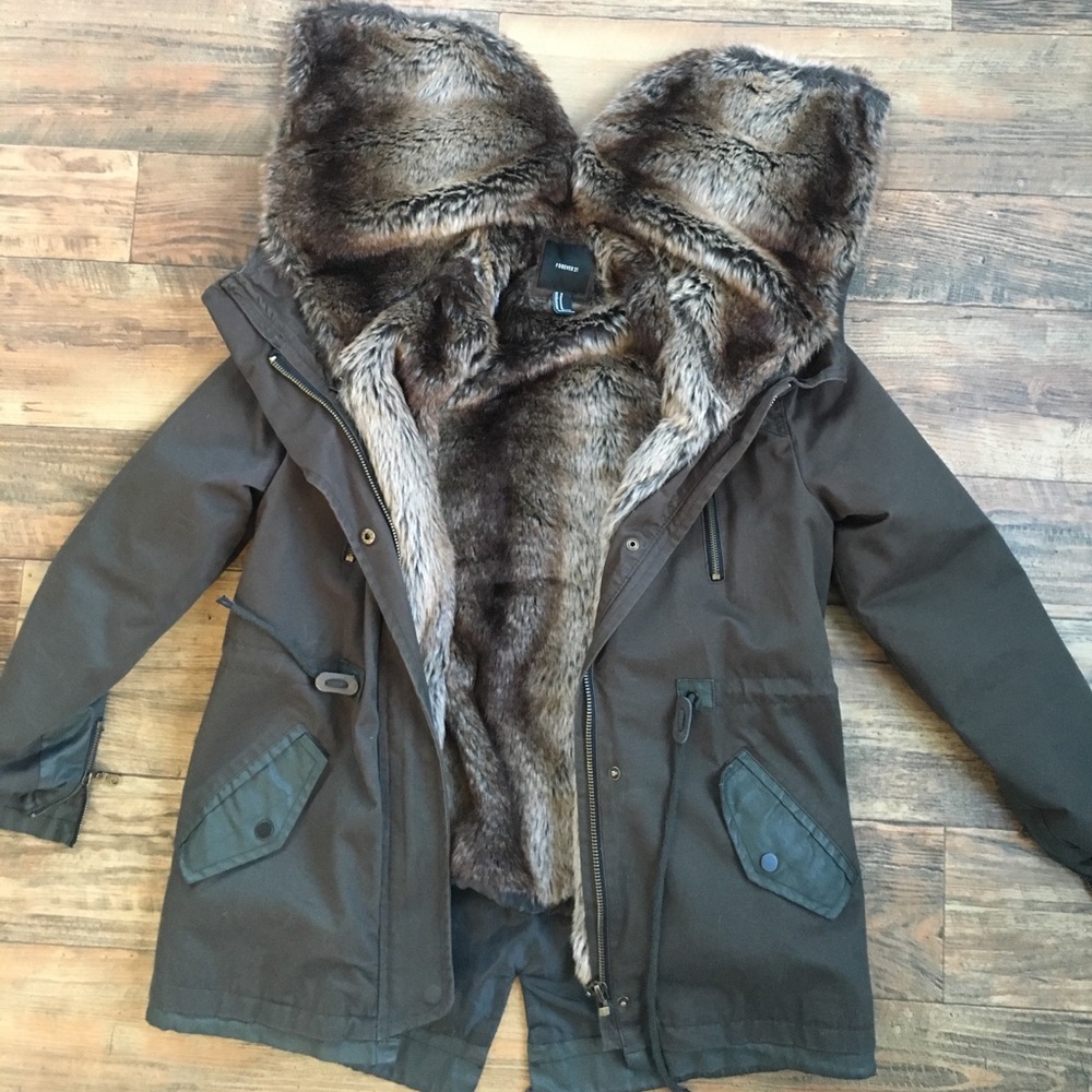 Army Green trench/utility jacket