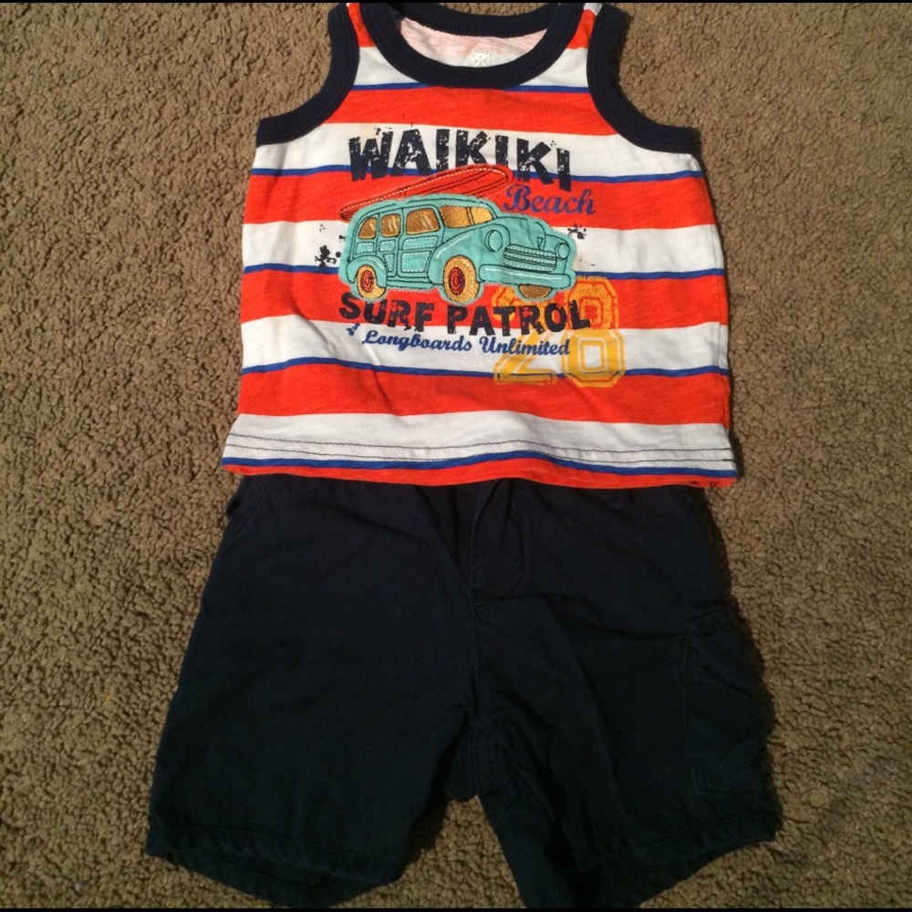 Tank and shorts