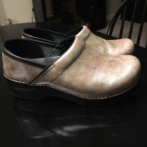 Dansko Professional Clogs in Silver Opal