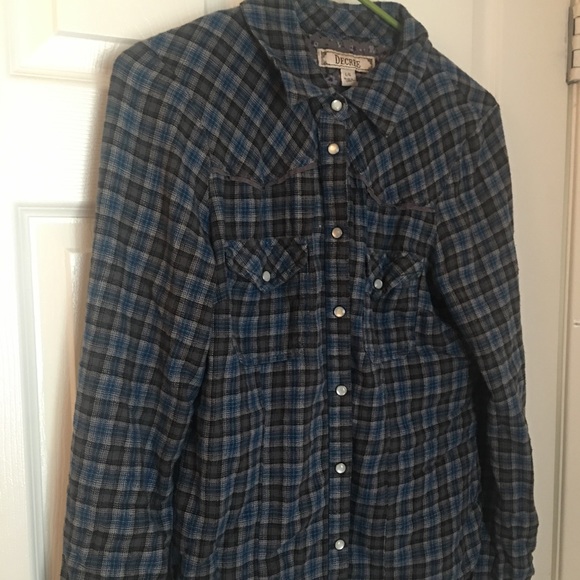 Blue flannel - Picture 1 of 2