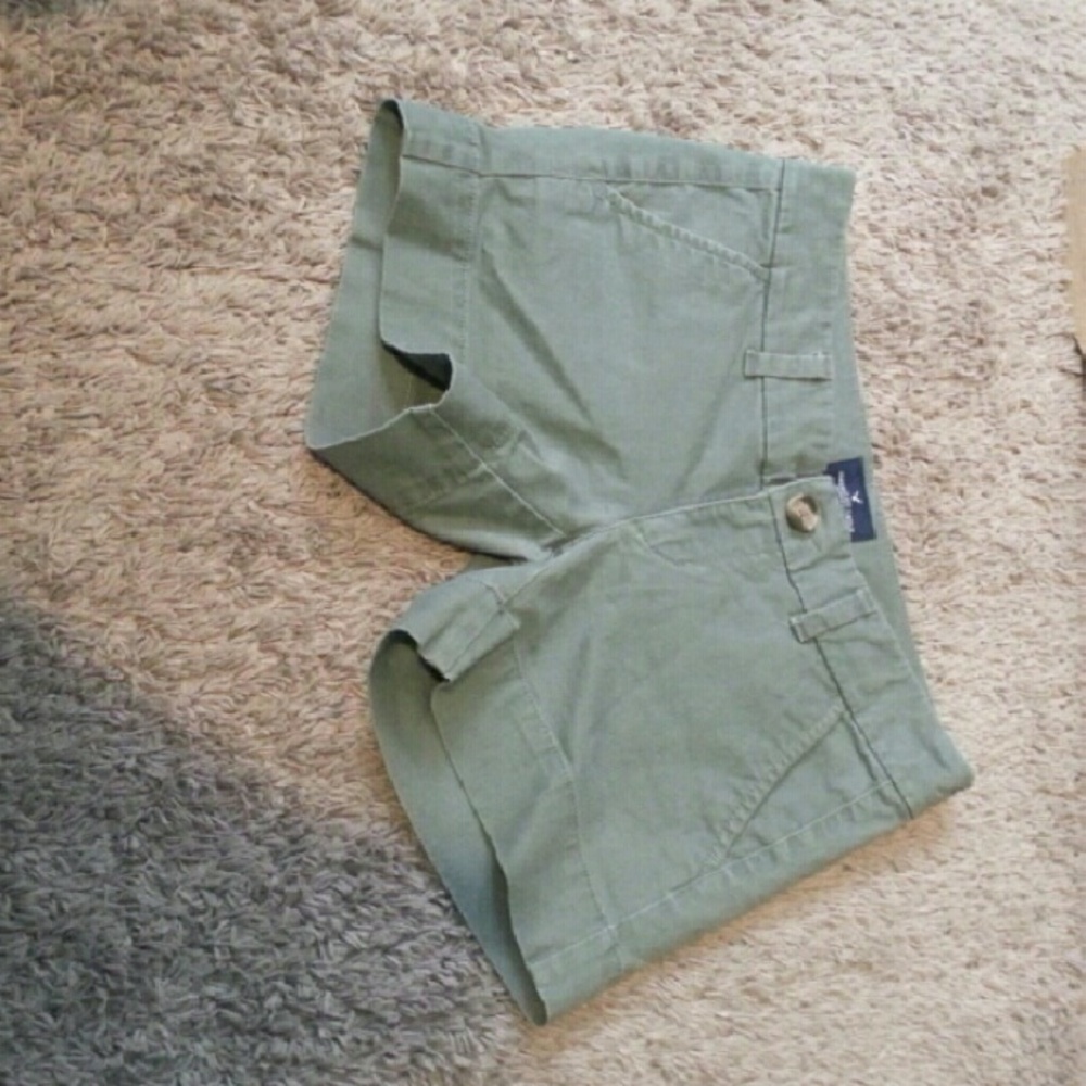 American Eagle Outfitters Green Khaki Shorts