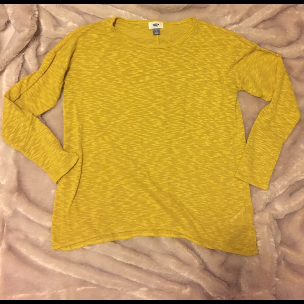 Mustard Yellow Old Navy Lightweight Sweater