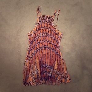 BCBGeneration pleated peplum tank