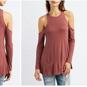 Charlotte Russe cold shoulder top
