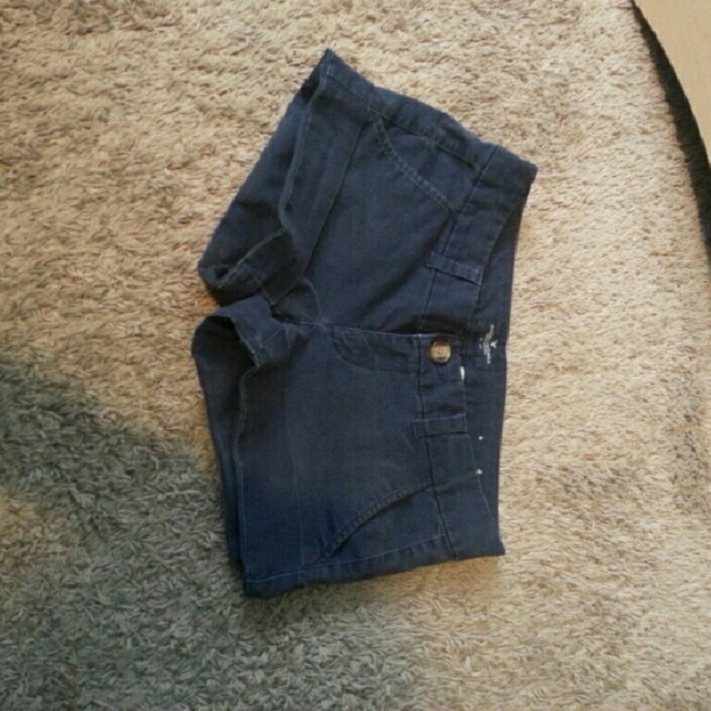 American Eagle Outfitters Navy Blue Khaki Shorts