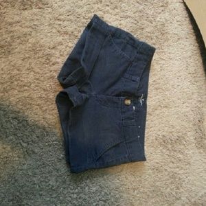 American Eagle Outfitters Navy Blue Khaki Shorts