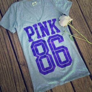 Size XS pink bling shirt. Reposh.