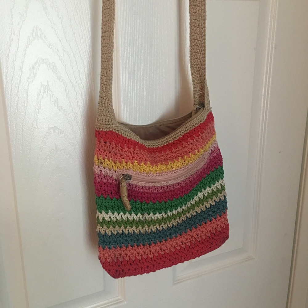 Crotchet shoulder bag