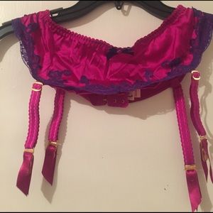 Agent Provocateur Silk Suspender/Garter Belt NWT