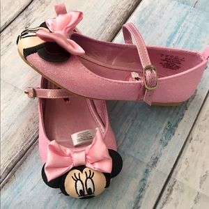 Disney store Minnie Mouse Sparkly Flats.