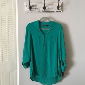 NWT Teal Flowy Apt 9 Top