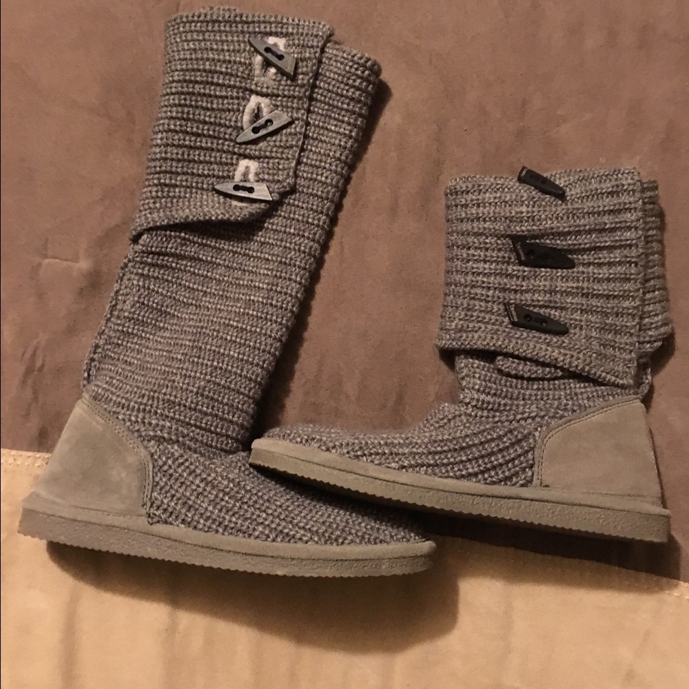 BearPaw Tall Knit Boots