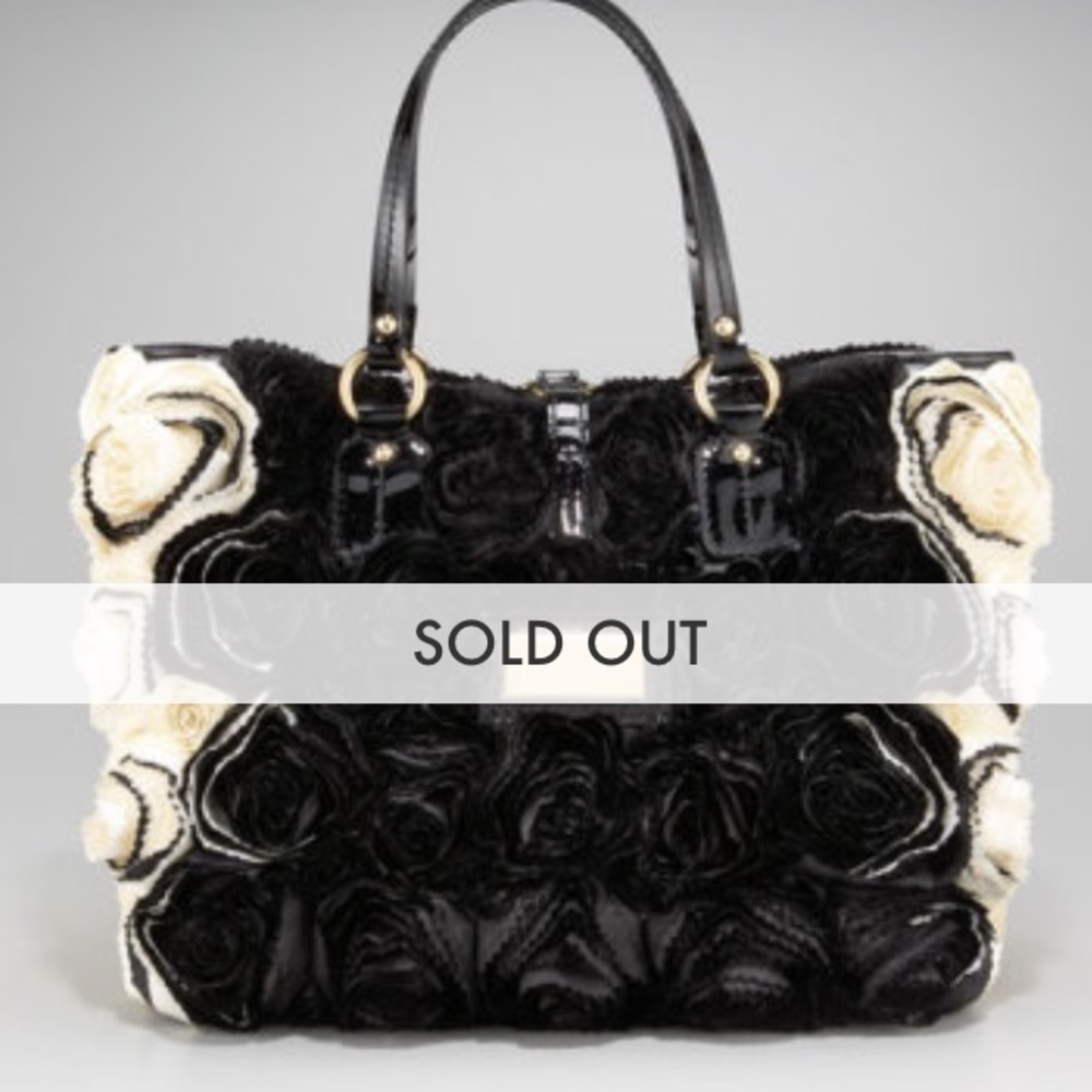 Authentic Valentino Rosier silk tote