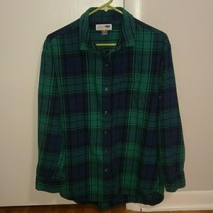 Old Navy boyfriend plaid flannel