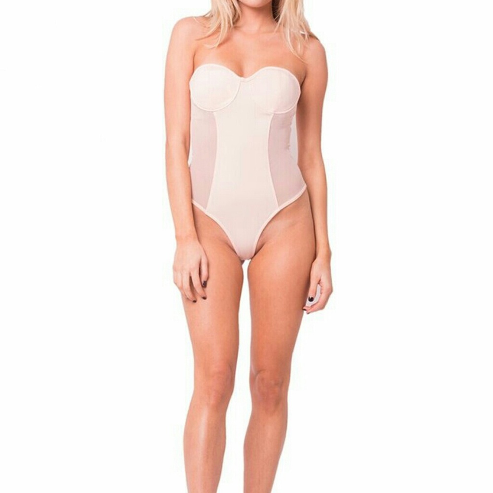 Blush Mesh Bodysuit