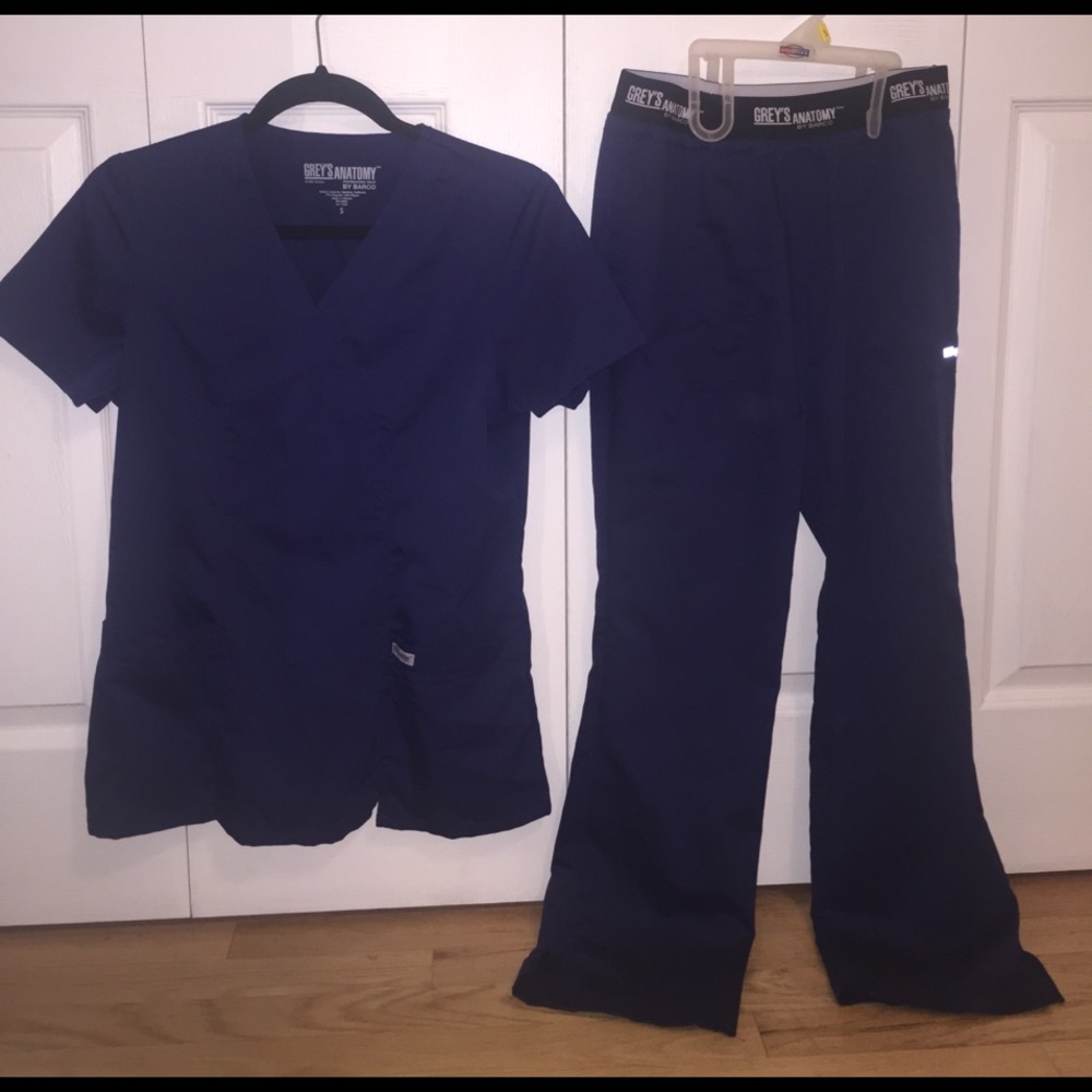 Navy grey's anatomy active scrubs