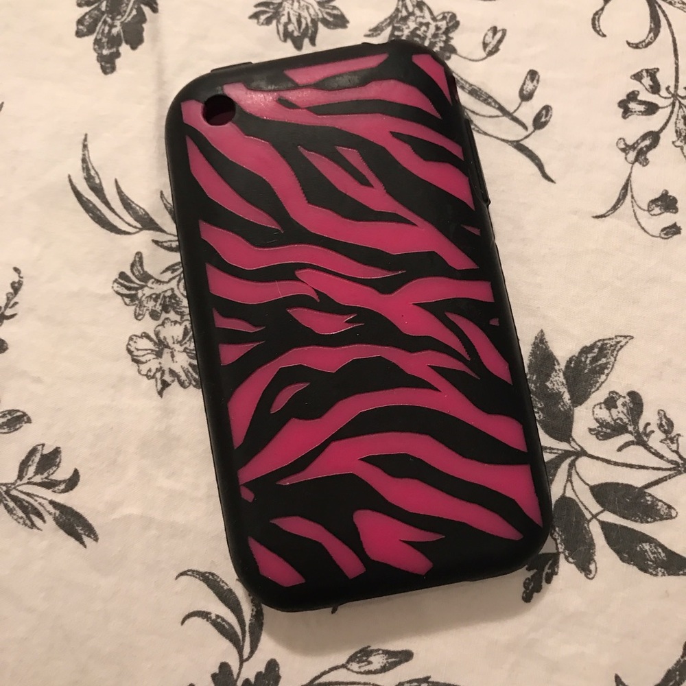 Pink Zebra iPhone 4/4s case