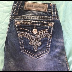 Rock revival size 28 Joey easy boot medium wash