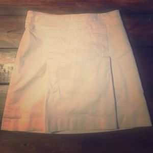 Banana Republic khaki pleated skirt
