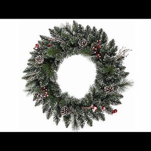 Holiday door wreath