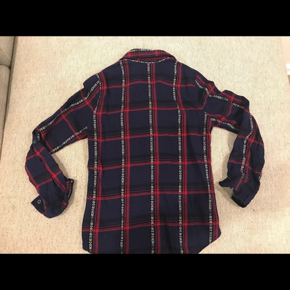 Navy and red flannel. - Picture 2 of 2