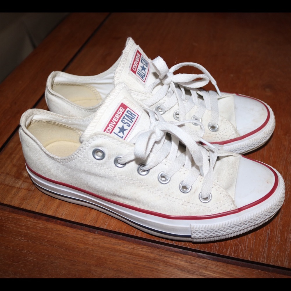 White Converse All Stars