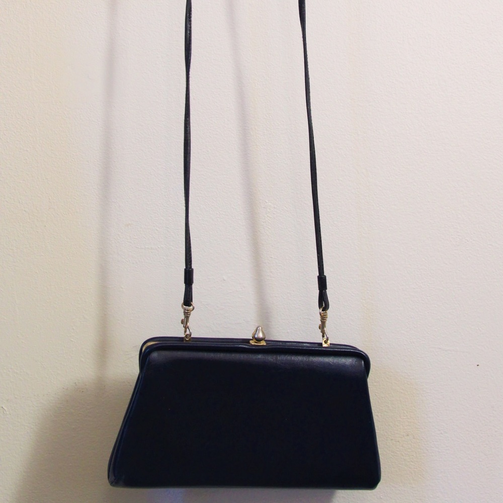 ❗️SOLD❗️Vintage Navy Blue Cross Body/ Clutch Bag