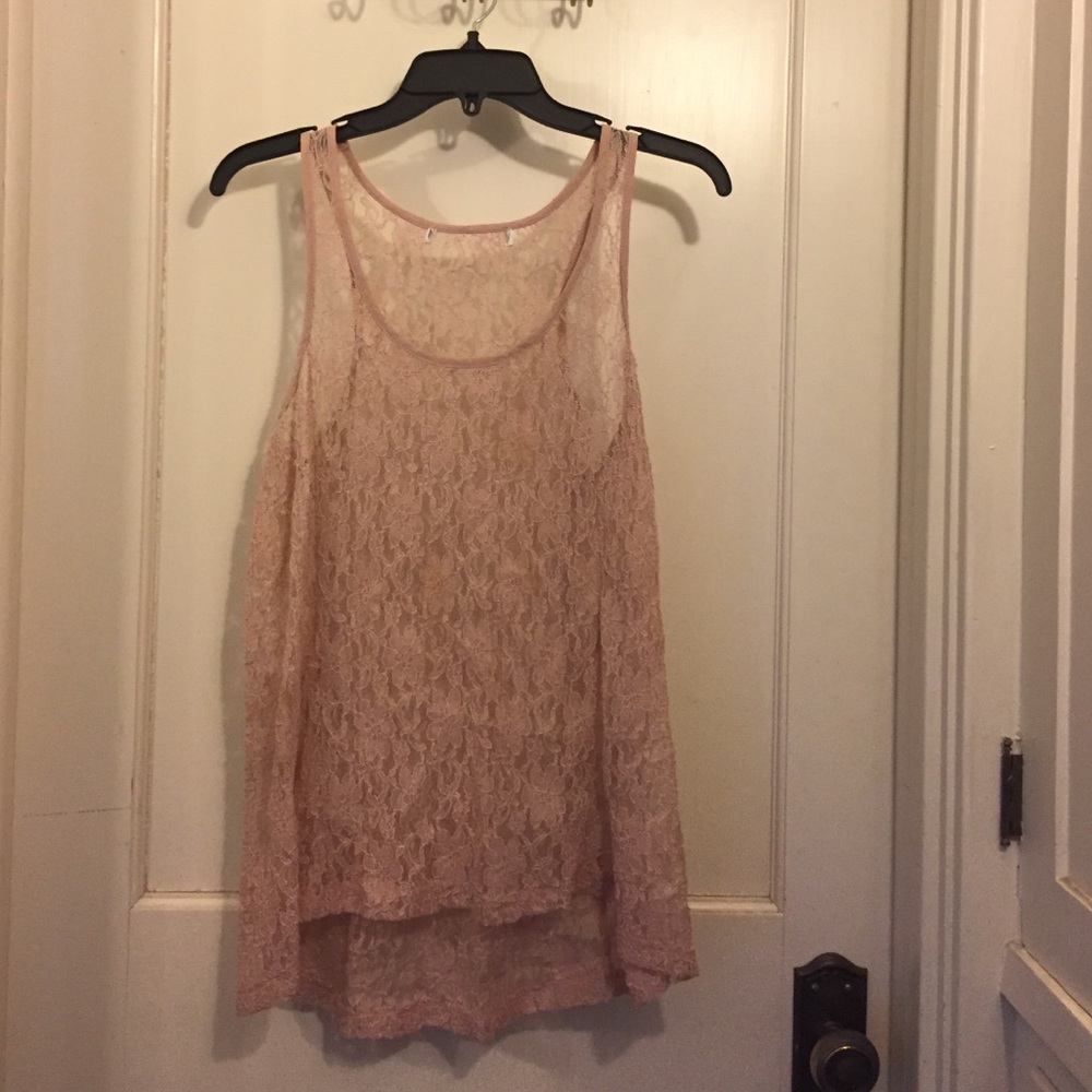 Lace tank top