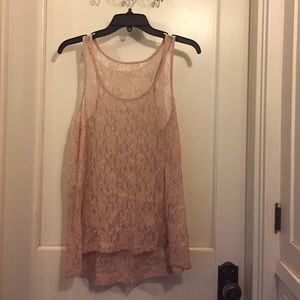 Lace tank top