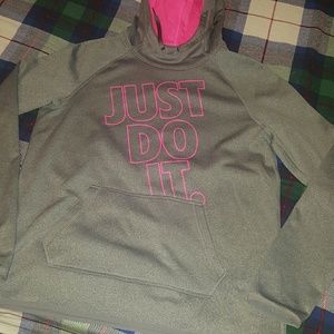 Nike hoodie.
