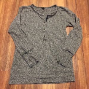 J.Crew Charcoal Henley