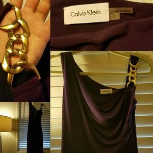 Classy purple Calvin Klein dress