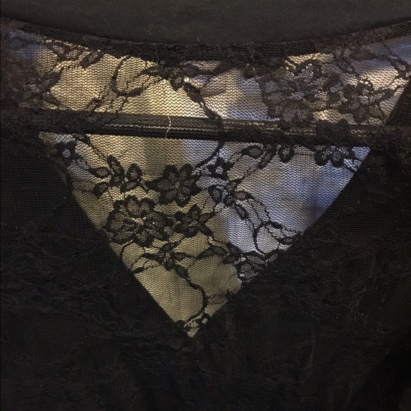 Black cardigan with lace back - Picture 2 of 2