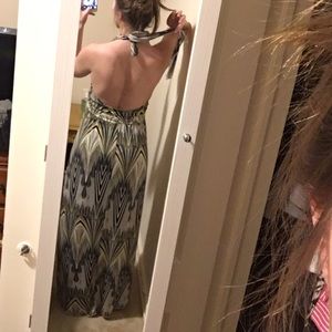 Size Large Halter Mack Dress from Wet Seal