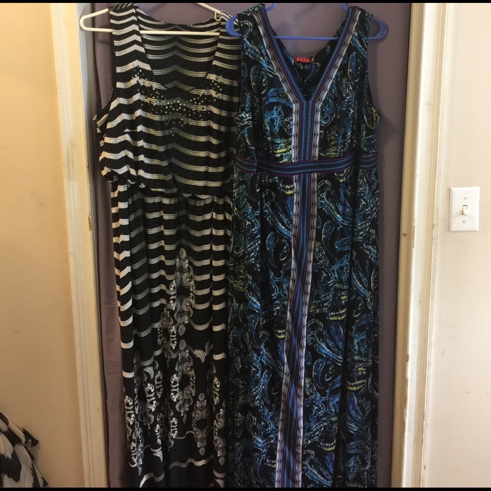 30% off bundles! Lot of two maxi dresses size 1x