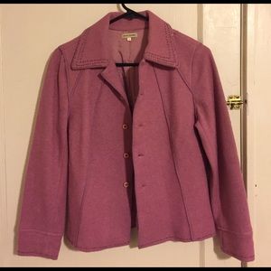 Pink wool jacket
