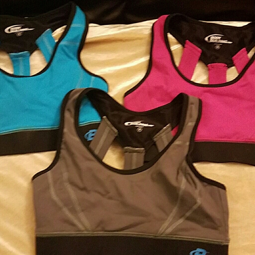 NWOT Sports bras - set of 3 small NEW!