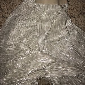 Shimmery maxi skirt. NWOT. Never worn