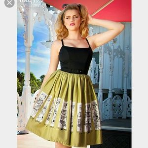 Pinup girl clothing commuter dress